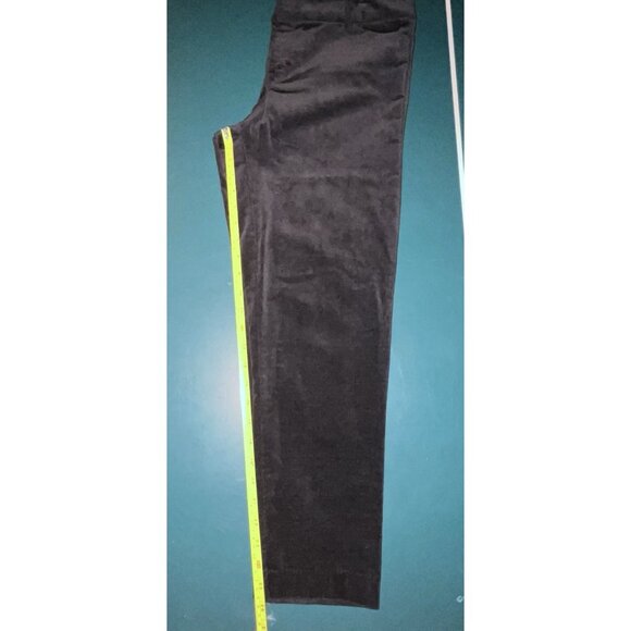 Old Navy Mid Rise Pixie Ankle Length Velvet Pants Size 10 Solid Black with Tags - Picture 7 of 9